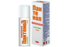 Пантенол при химических ожогах