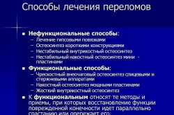 Способы лечения переломов 